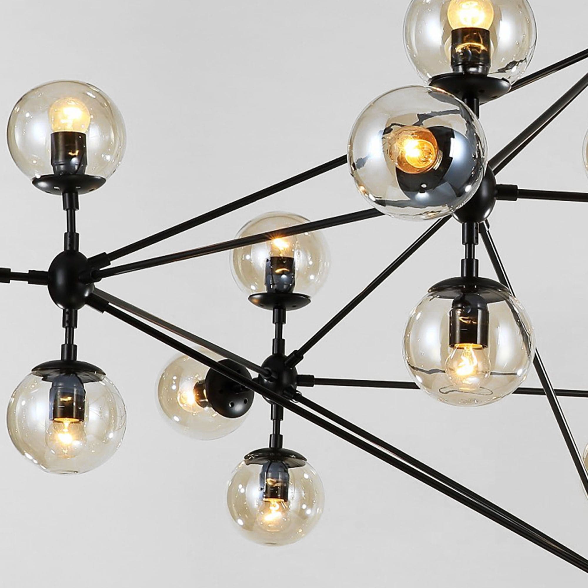 Vintage 21 Heads Bubble Chandelier Cy-Dd-309-21-Bk - Pendant Lamps - ebarza Furniture UAE | Shop Modern Furniture in Abu Dhabi & Dubai - مفروشات ايبازرا في الامارات | تسوق اثاث عصري وديكورات مميزة في دبي وابوظبي