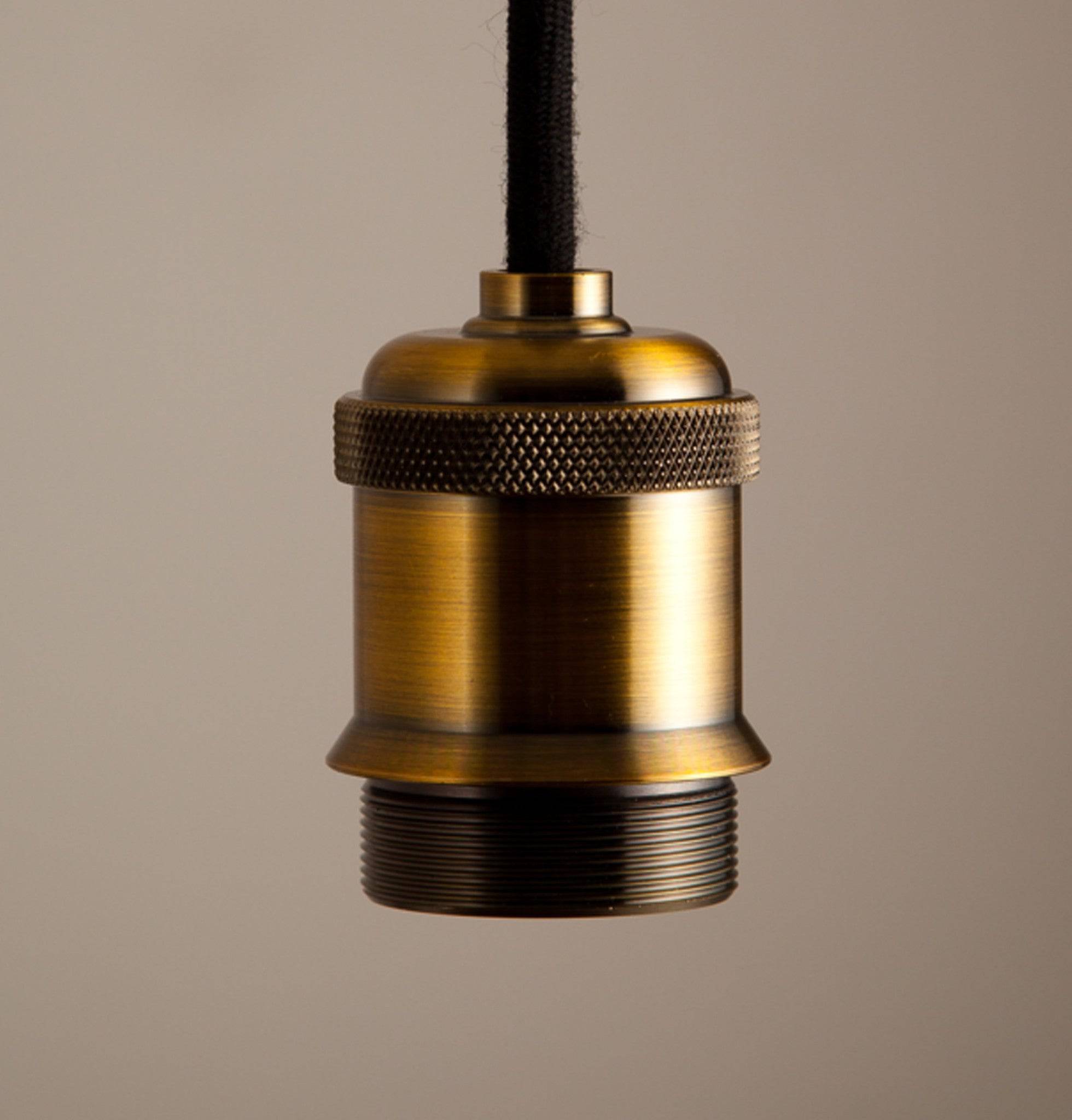 Vintage copper pendant lamp by BEACON with a classic brief design, perfect for stylish lighting in any room.