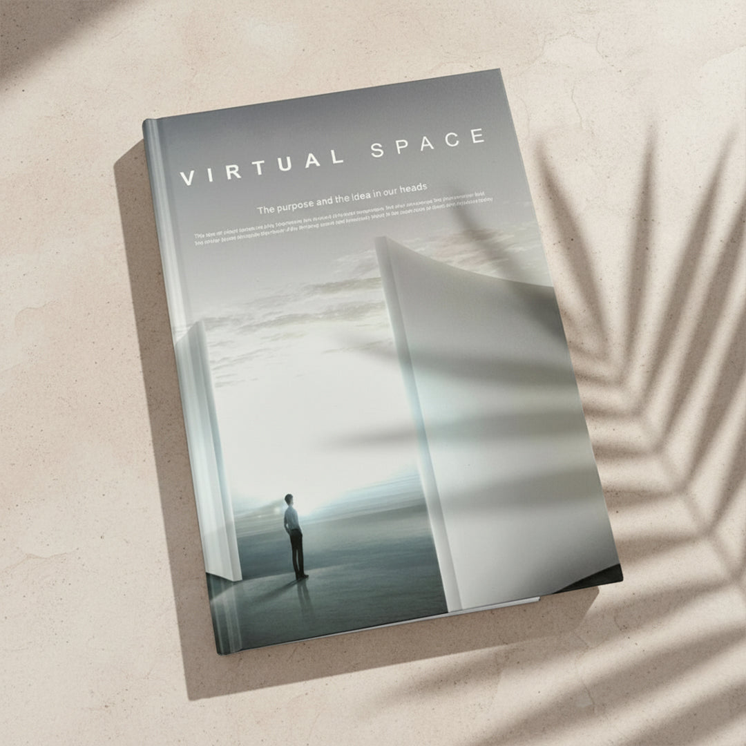 Decorative virtual space book from BEACON, featuring futuristic design, part of FY-22 decorative books and magazines collection.
