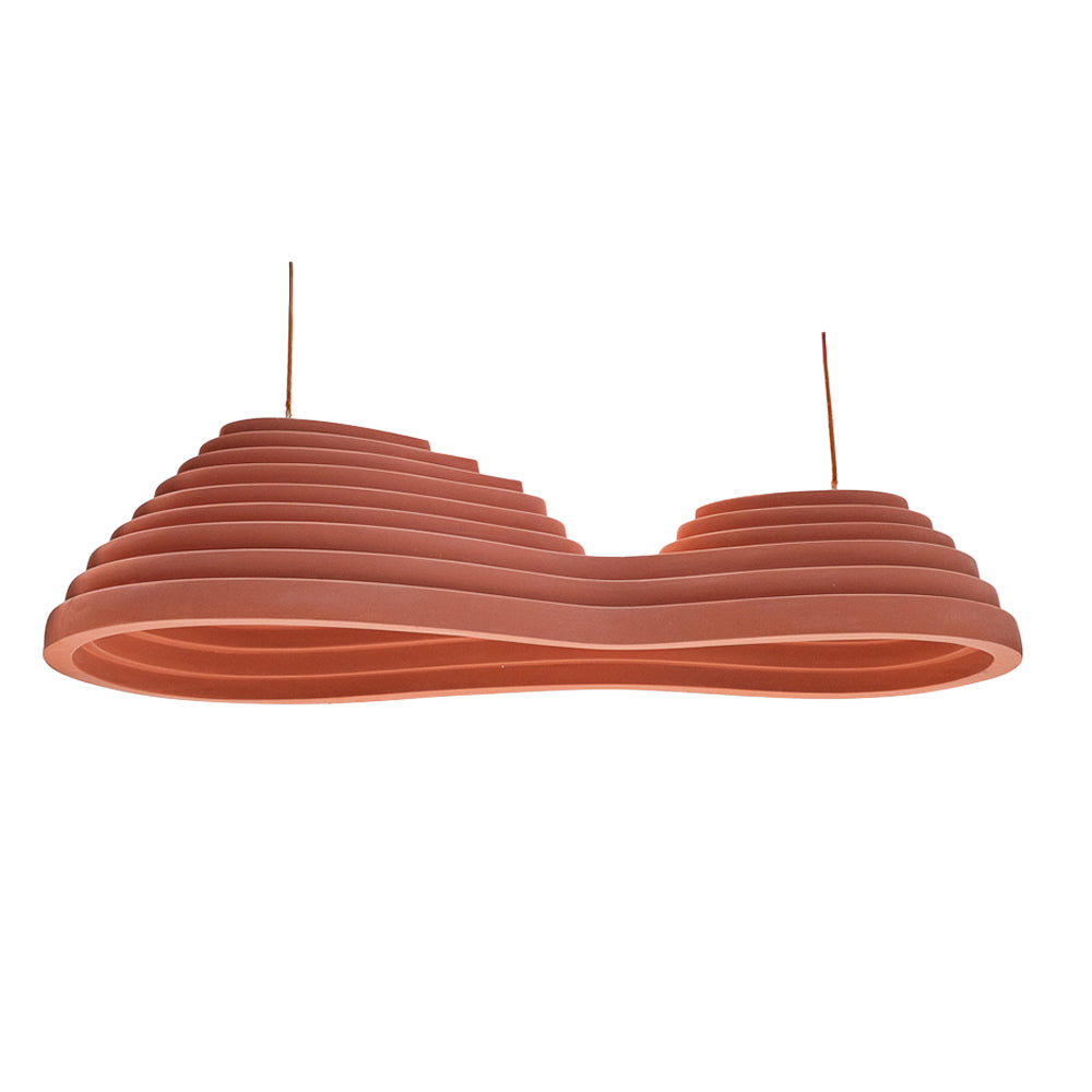 Wabi Sabi brown pendant light by BEACON, modern pendant lamp with warm brown finish, hanging fixture for stylish interior lighting