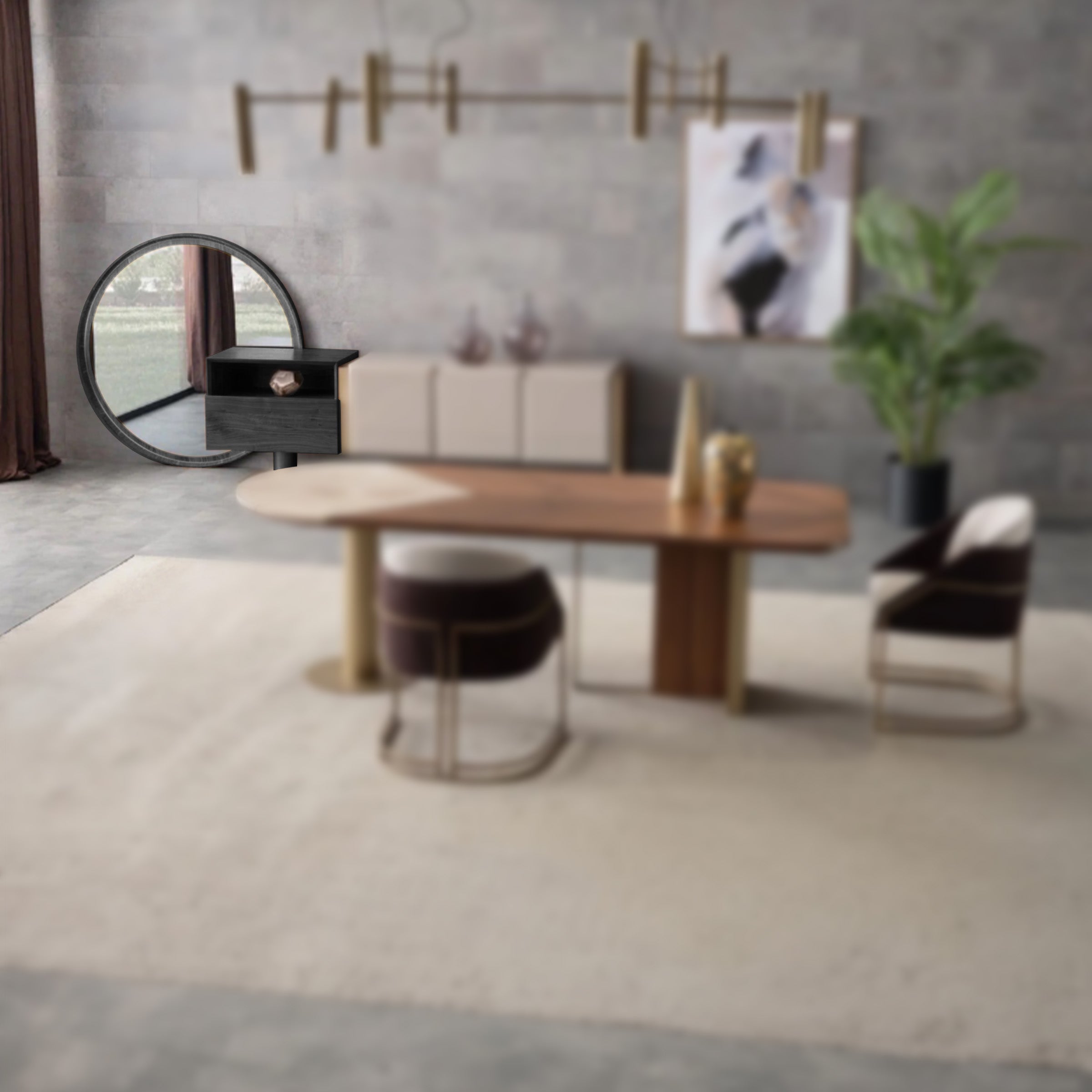 Wagon Black CONSOLE MIRROR ORX-CN-MRR-Black - Mirrors - ebarza Furniture UAE | Shop Modern Furniture in Abu Dhabi & Dubai - مفروشات ايبازرا في الامارات | تسوق اثاث عصري وديكورات مميزة في دبي وابوظبي