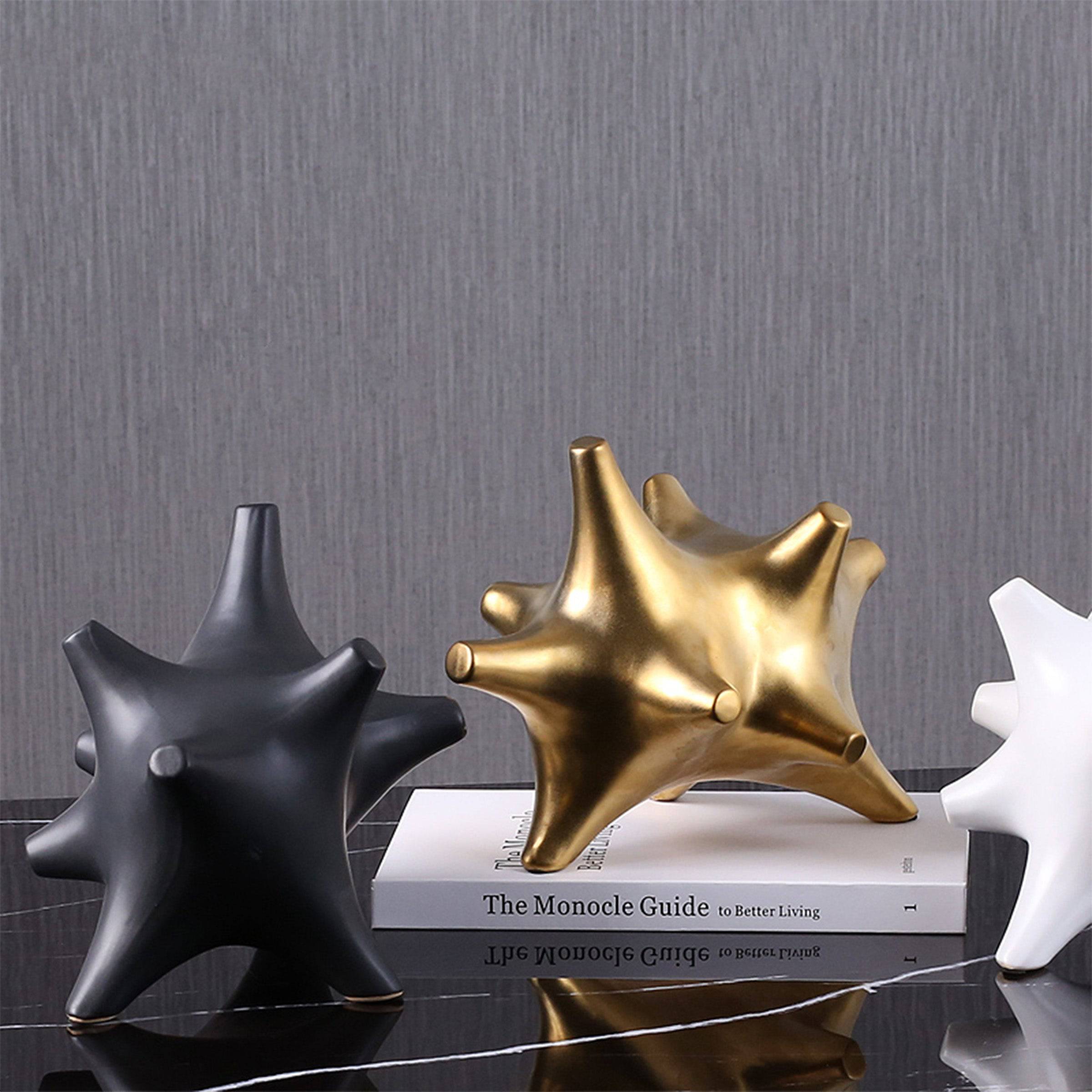 White Corner Abstract Decoration Fa-D2033B - Home Decor Figurines - ebarza Furniture UAE | Shop Modern Furniture in Abu Dhabi & Dubai - مفروشات ايبازرا في الامارات | تسوق اثاث عصري وديكورات مميزة في دبي وابوظبي