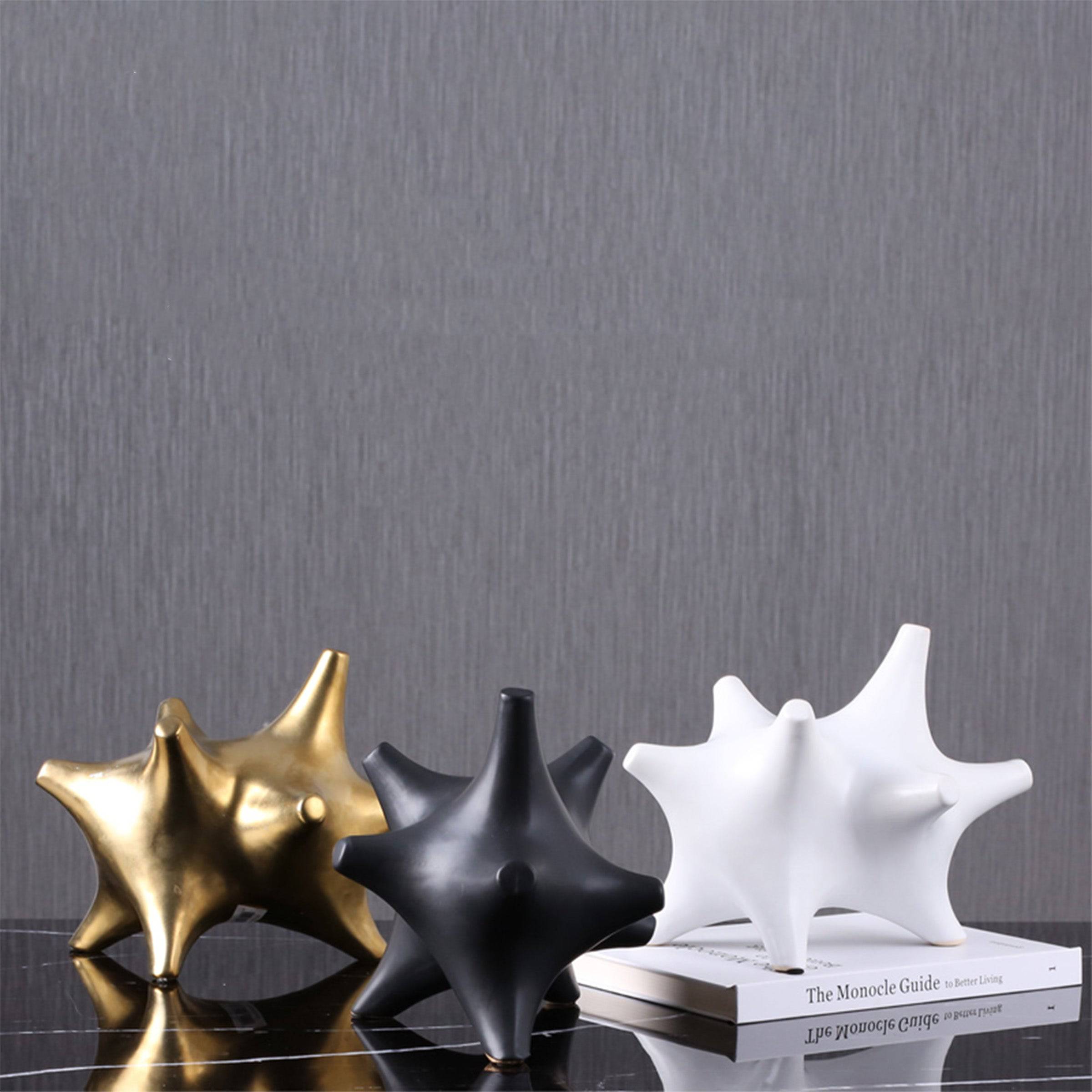 White Corner Abstract Decoration Fa-D2033B - Home Decor Figurines - ebarza Furniture UAE | Shop Modern Furniture in Abu Dhabi & Dubai - مفروشات ايبازرا في الامارات | تسوق اثاث عصري وديكورات مميزة في دبي وابوظبي