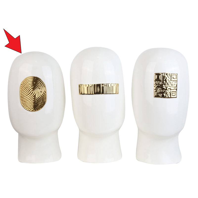 White Figure Decoration-A Fa-D1936A - Home Decor Figurines - ebarza Furniture UAE | Shop Modern Furniture in Abu Dhabi & Dubai - مفروشات ايبازرا في الامارات | تسوق اثاث عصري وديكورات مميزة في دبي وابوظبي