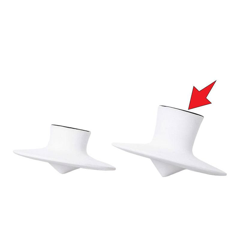 White Gyro Ceramic Decoration-A Fa-D2136A - Home Decor Figurines - ebarza Furniture UAE | Shop Modern Furniture in Abu Dhabi & Dubai - مفروشات ايبازرا في الامارات | تسوق اثاث عصري وديكورات مميزة في دبي وابوظبي