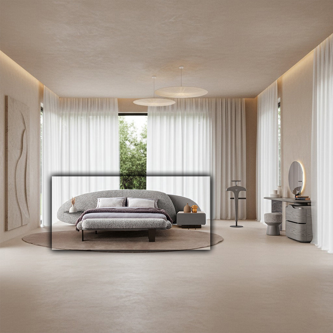 Wogg Bedstead 180 cm by HOMAGE KOLTUK, modern wooden bed frame with clean lines and sturdy design.