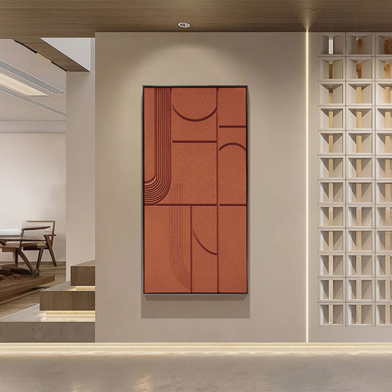 WOOD CARVING-Clay Color Painting SOAWCP025-CLY - Paintings - ebarza Furniture UAE | Shop Modern Furniture in Abu Dhabi & Dubai - مفروشات ايبازرا في الامارات | تسوق اثاث عصري وديكورات مميزة في دبي وابوظبي