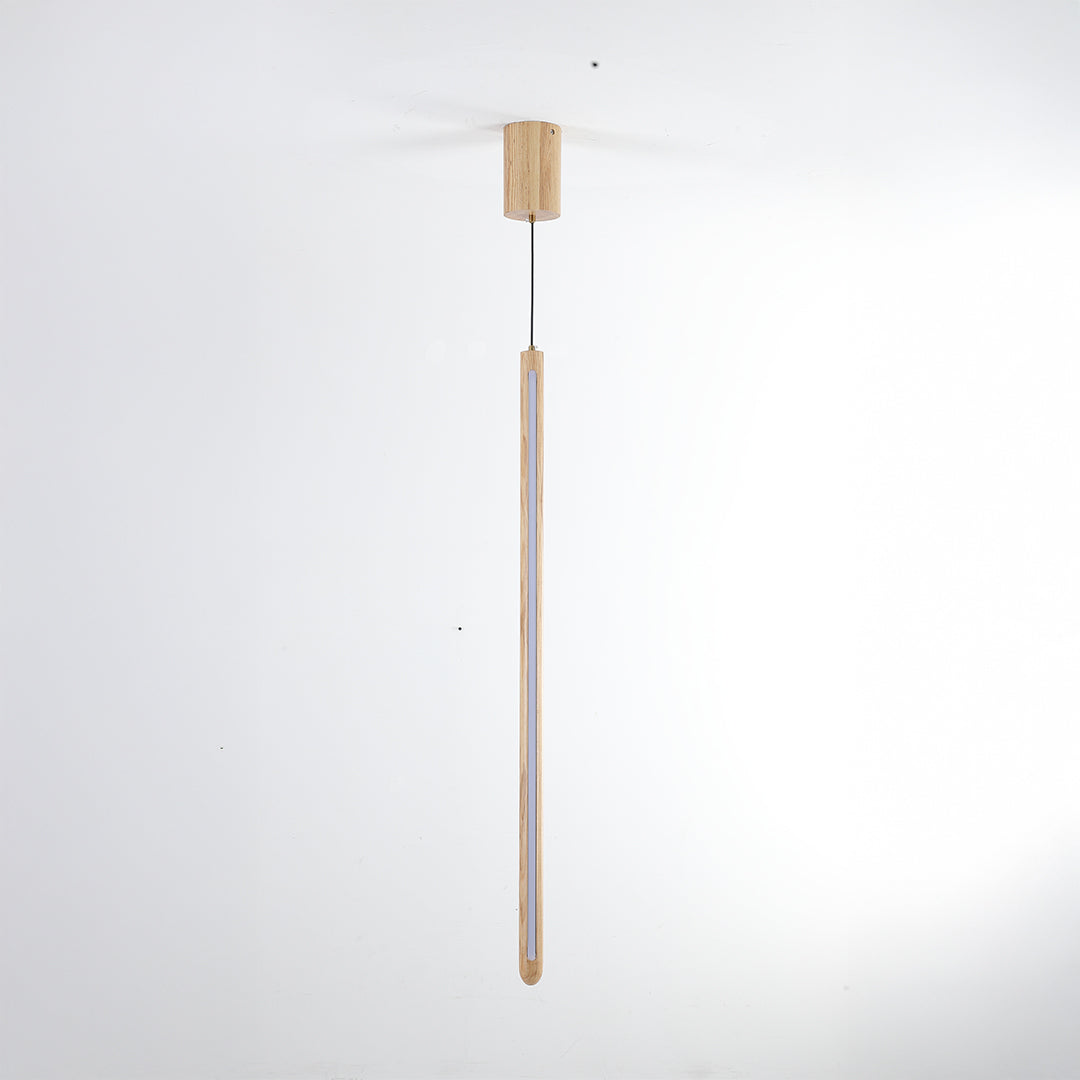 Wood Lustre LED Linear Light Pendant Lamp - Ashwood MYCP-XTE-Ash - Pendant Lamps - ebarza Furniture UAE | Shop Modern Furniture in Abu Dhabi & Dubai - مفروشات ايبازرا في الامارات | تسوق اثاث عصري وديكورات مميزة في دبي وابوظبي