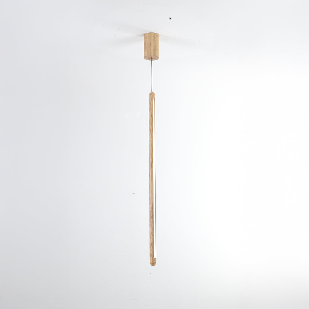 Wood Lustre LED Linear Light Pendant Lamp - Ashwood MYCP-XTE-Ash - Pendant Lamps - ebarza Furniture UAE | Shop Modern Furniture in Abu Dhabi & Dubai - مفروشات ايبازرا في الامارات | تسوق اثاث عصري وديكورات مميزة في دبي وابوظبي