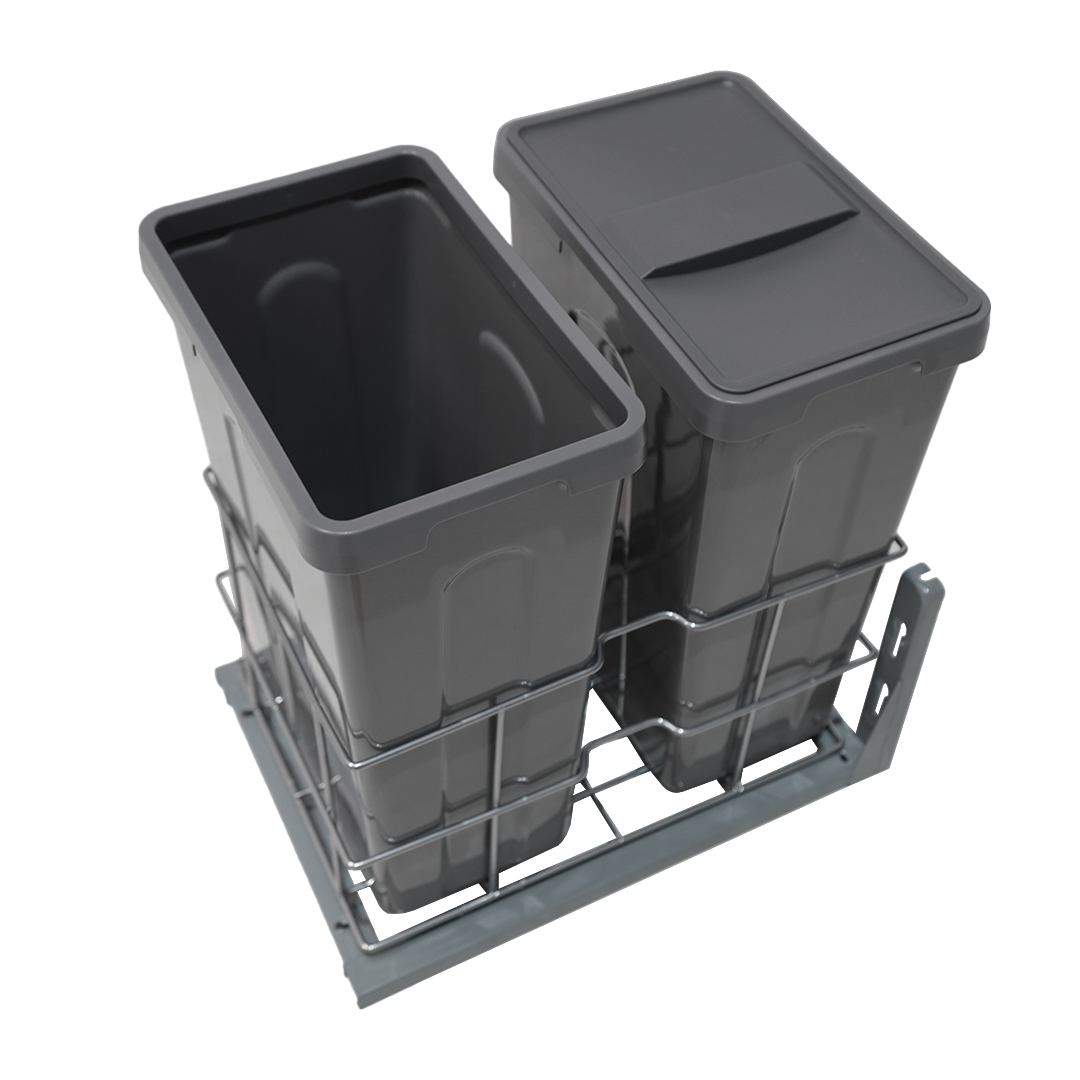 GlidePro Trash Bin - WB.0130 - Bathroom Accessories - ebarza Furniture UAE | Shop Modern Furniture in Abu Dhabi & Dubai - مفروشات ايبازرا في الامارات | تسوق اثاث عصري وديكورات مميزة في دبي وابوظبي