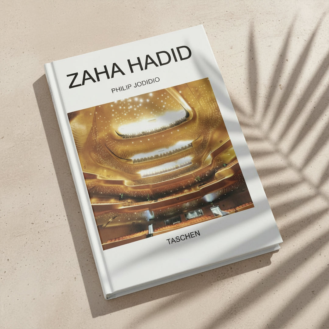 Zaha Hadid decorative book by BEACON, showcasing modern architectural design, part of the FY-02 collection.
