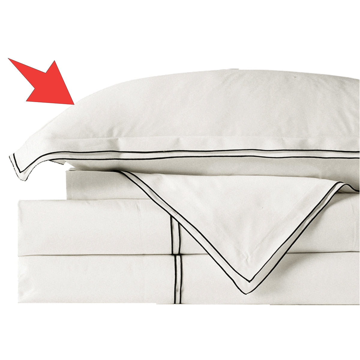 BEACON Zora Satin Cotton Pillow Case EPS-003 cushion with smooth satin finish and soft cotton fabric, shown in a close-up image.