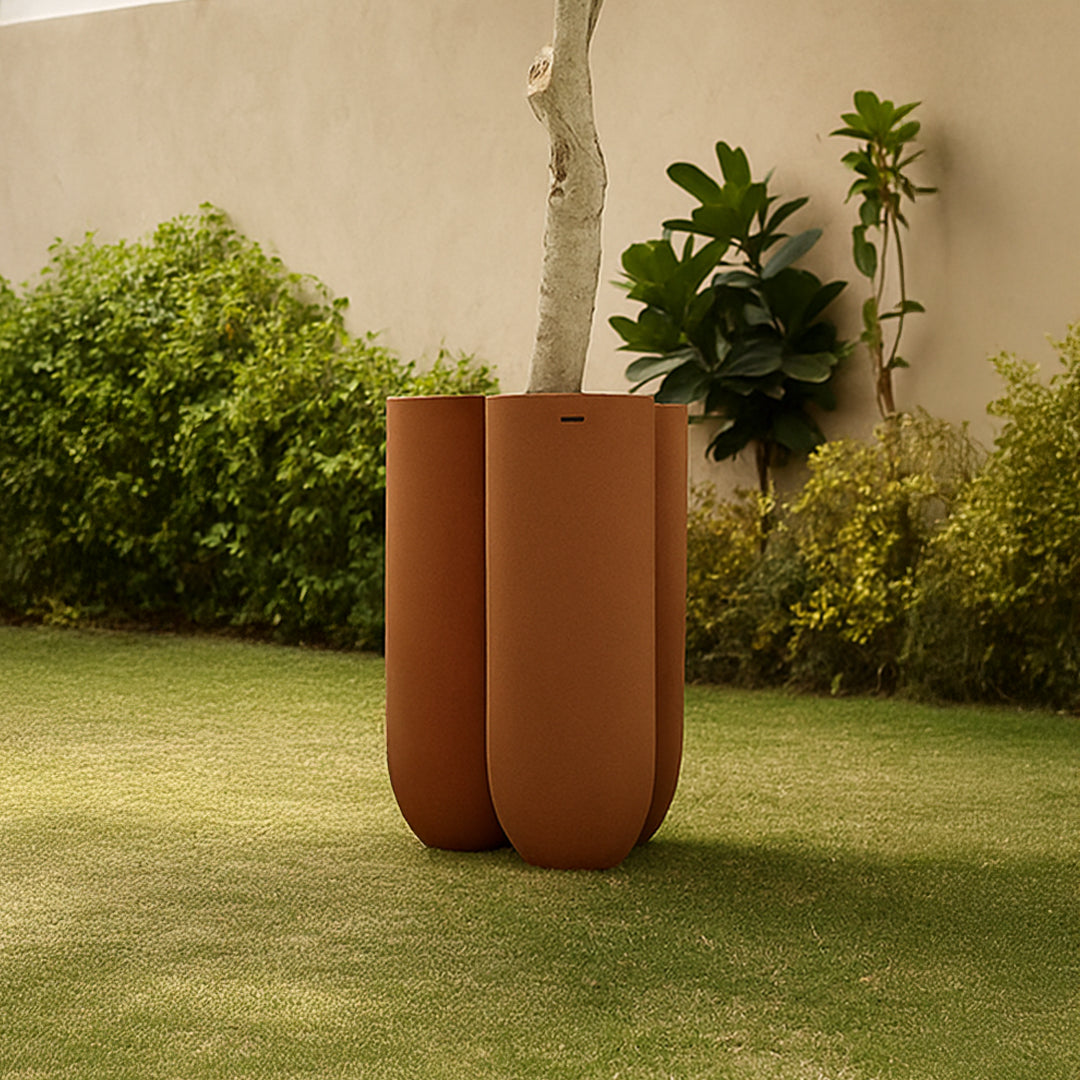Outdoor/Indoor Clay Planter Box XK-0006-Clay - Planter Boxes - ebarza Furniture UAE | Shop Modern Furniture in Abu Dhabi & Dubai - مفروشات ايبازرا في الامارات | تسوق اثاث عصري وديكورات مميزة في دبي وابوظبي