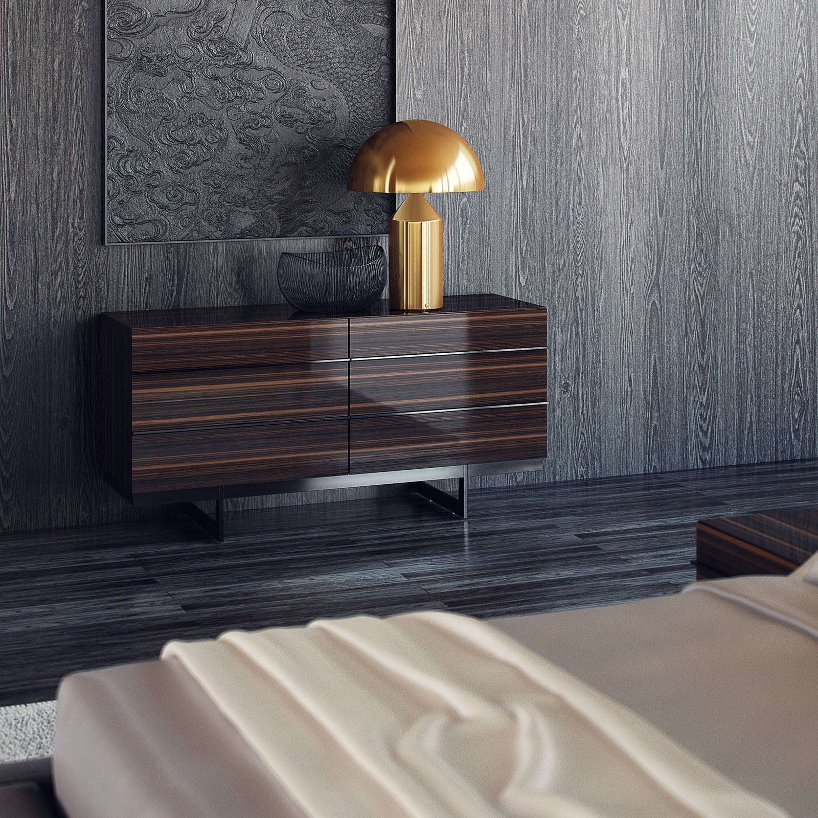 Prada Elegant Dresser and Mirror NLSEP-DRSRMRR - Dressers and Mirrors - ebarza Furniture UAE | Shop Modern Furniture in Abu Dhabi & Dubai - مفروشات ايبازرا في الامارات | تسوق اثاث عصري وديكورات مميزة في دبي وابوظبي