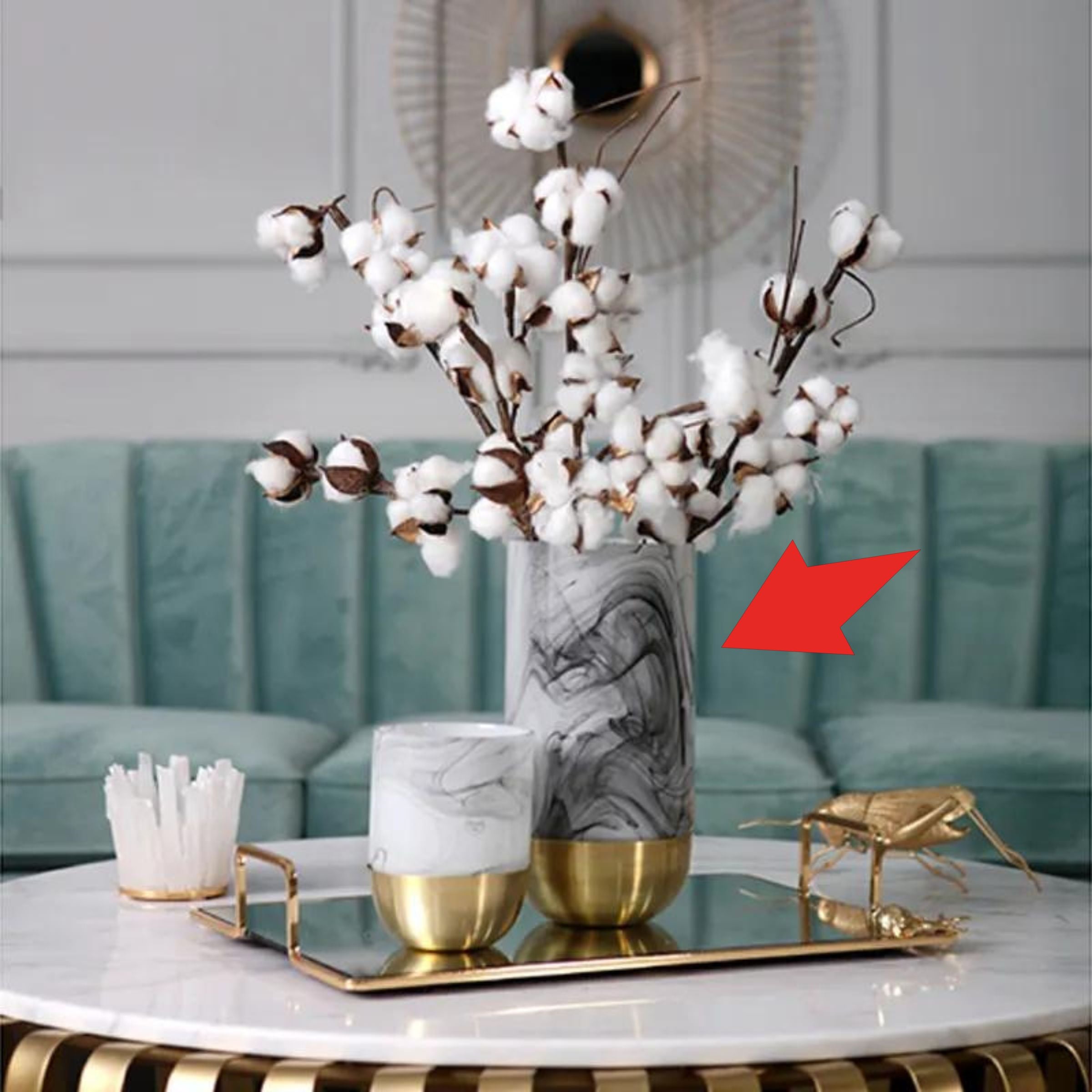 Handmade Decorative Vase Fl-Zs297A - Vases - ebarza Furniture UAE | Shop Modern Furniture in Abu Dhabi & Dubai - مفروشات ايبازرا في الامارات | تسوق اثاث عصري وديكورات مميزة في دبي وابوظبي