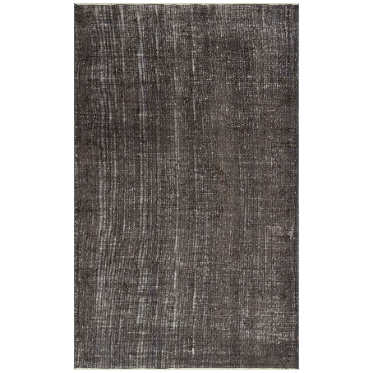 An Anatolian hand-knotted vintage style rug measuring 144x232 cm with intricate patterns, from HALI VINTAGE CARPETS.