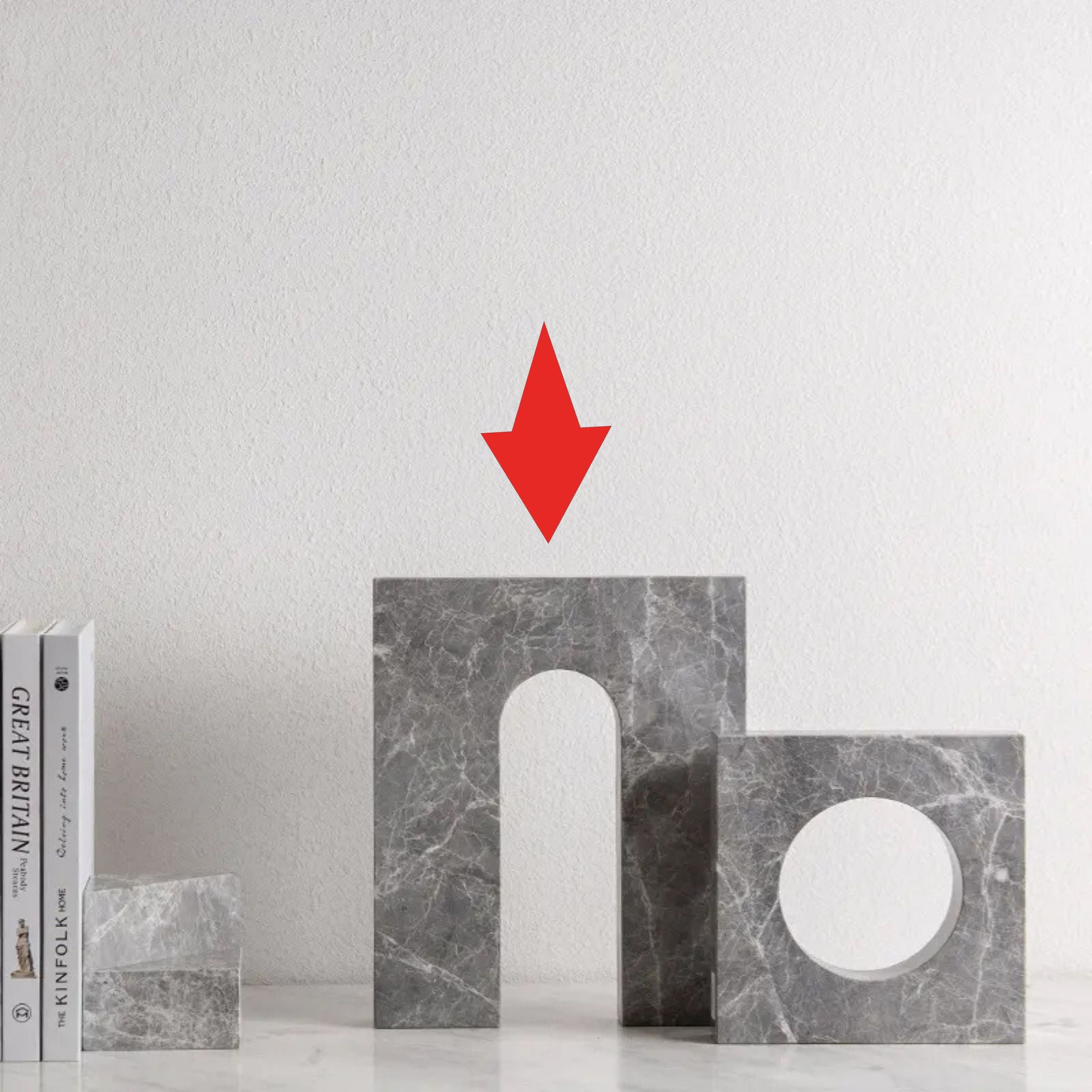 Grey Squre & Round Shape Vase-A Fb-T2027A - Home Decor Figurines - ebarza Furniture UAE | Shop Modern Furniture in Abu Dhabi & Dubai - مفروشات ايبازرا في الامارات | تسوق اثاث عصري وديكورات مميزة في دبي وابوظبي