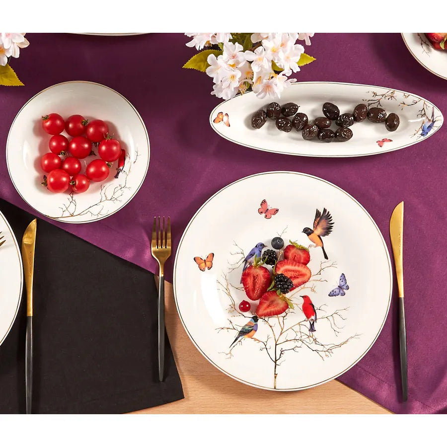 Karaca Fine Pearl Grace Black 26 Piece Pearl Set 153.03.07.5709 - Dinnerware Sets - ebarza Furniture UAE | Shop Modern Furniture in Abu Dhabi & Dubai - مفروشات ايبازرا في الامارات | تسوق اثاث عصري وديكورات مميزة في دبي وابوظبي