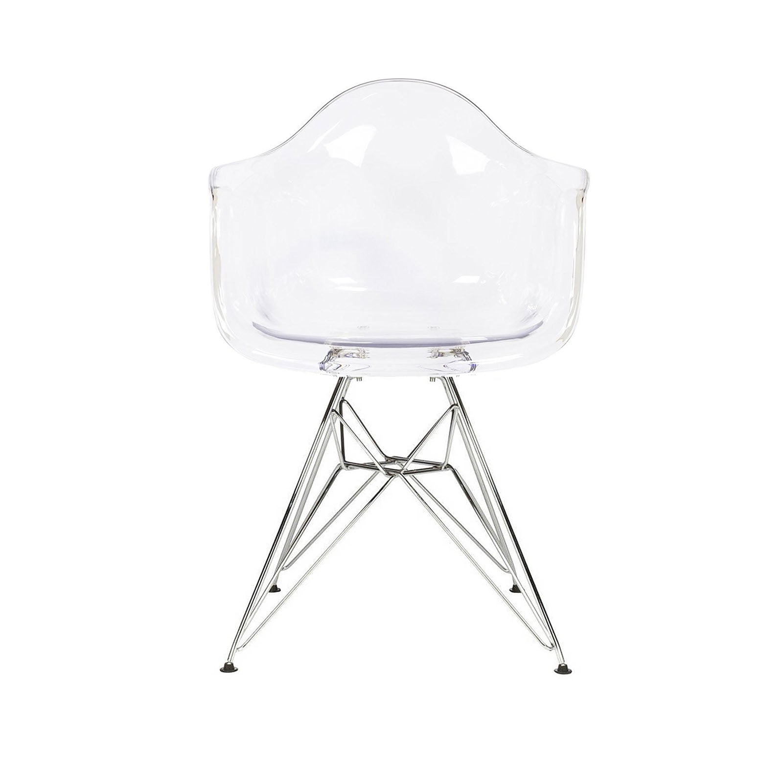 Dinning Chair- Plastic- Pc-018W-C - Chairs - ebarza Furniture UAE | Shop Modern Furniture in Abu Dhabi & Dubai - مفروشات ايبازرا في الامارات | تسوق اثاث عصري وديكورات مميزة في دبي وابوظبي