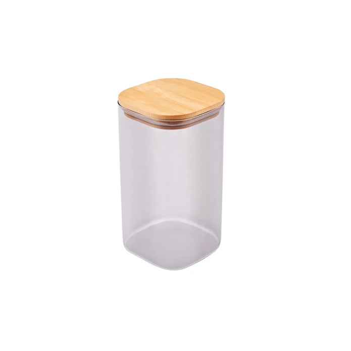 Karaca Zoro Gray Glass Storage Container 153.03.08.3332 - Spice Sets - ebarza Furniture UAE | Shop Modern Furniture in Abu Dhabi & Dubai - مفروشات ايبازرا في الامارات | تسوق اثاث عصري وديكورات مميزة في دبي وابوظبي