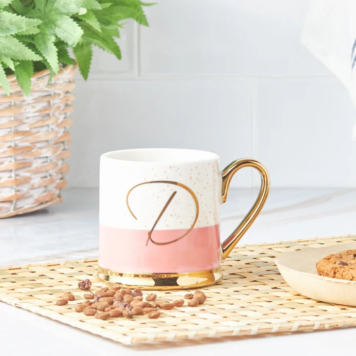 Karaca Letter D Mug 153.03.06.1611 -  Mugs | كوب حرف D من كاراجا - ebarza Furniture UAE | Shop Modern Furniture in Abu Dhabi & Dubai - مفروشات ايبازرا في الامارات | تسوق اثاث عصري وديكورات مميزة في دبي وابوظبي