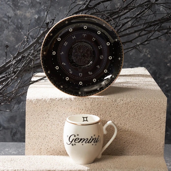 Karaca Gemini Coffee Cup 90 ml 153.03.06.6902 -  Coffee Sets | كوب قهوة كاراجا الجوزاء 90 مل - ebarza Furniture UAE | Shop Modern Furniture in Abu Dhabi & Dubai - مفروشات ايبازرا في الامارات | تسوق اثاث عصري وديكورات مميزة في دبي وابوظبي