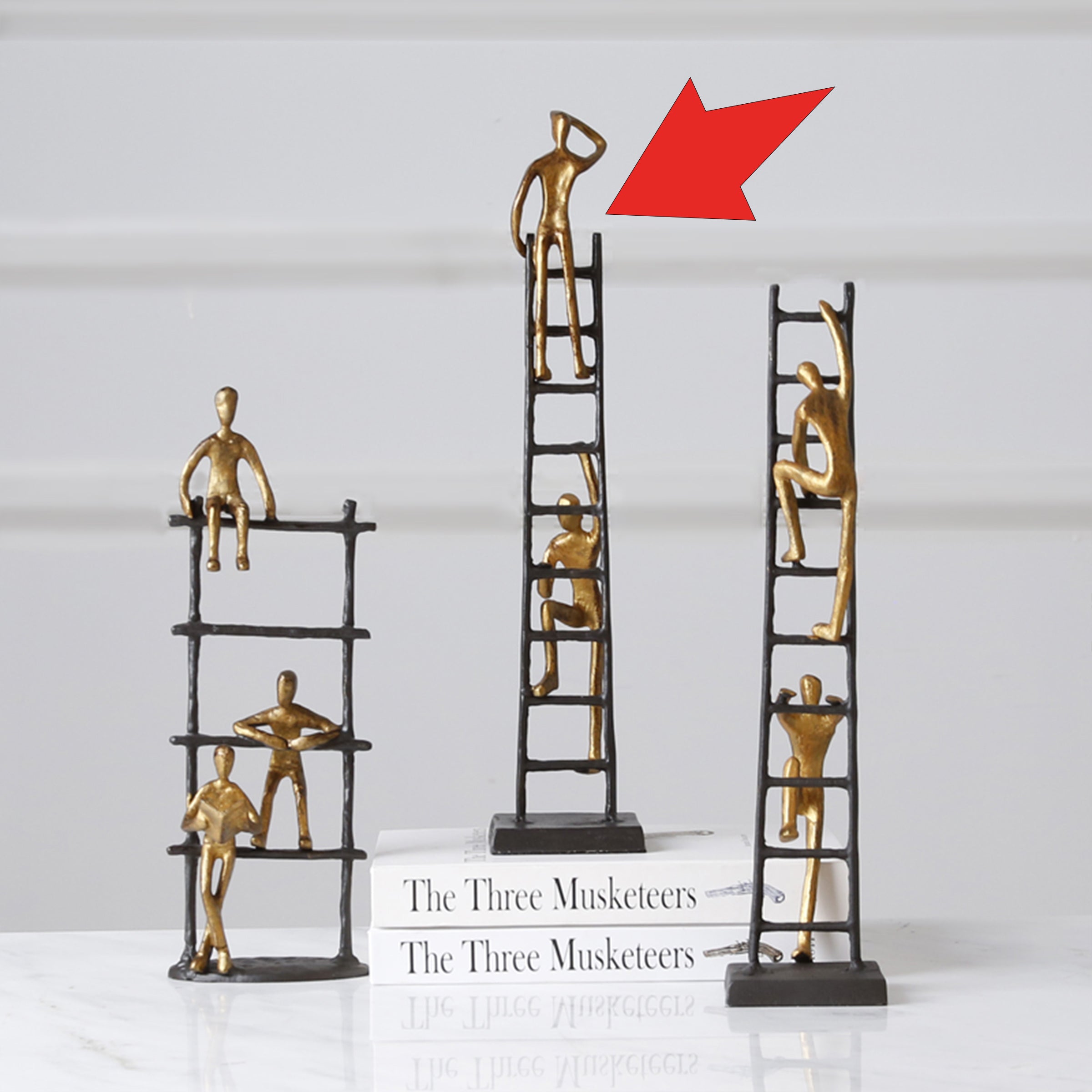 Crawling Ladder Decoration-A Fb-W1907A - Home Decor Figurines - ebarza Furniture UAE | Shop Modern Furniture in Abu Dhabi & Dubai - مفروشات ايبازرا في الامارات | تسوق اثاث عصري وديكورات مميزة في دبي وابوظبي