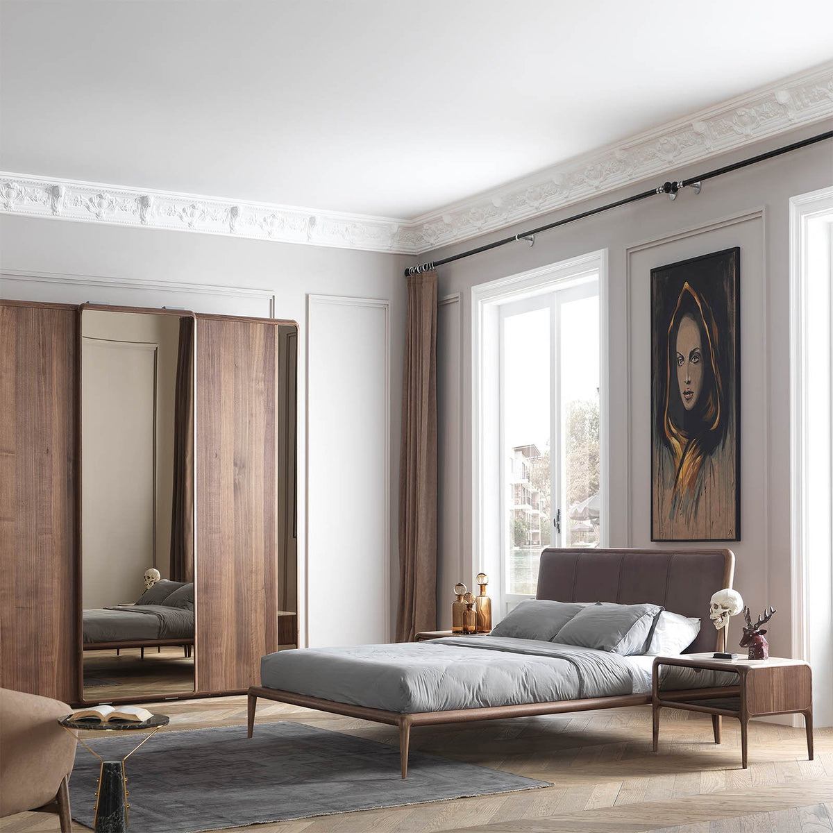 Display image of Yas Icon Bedstead from HOMAGE KOLTUK, showcasing its sleek design and modern bed frame.