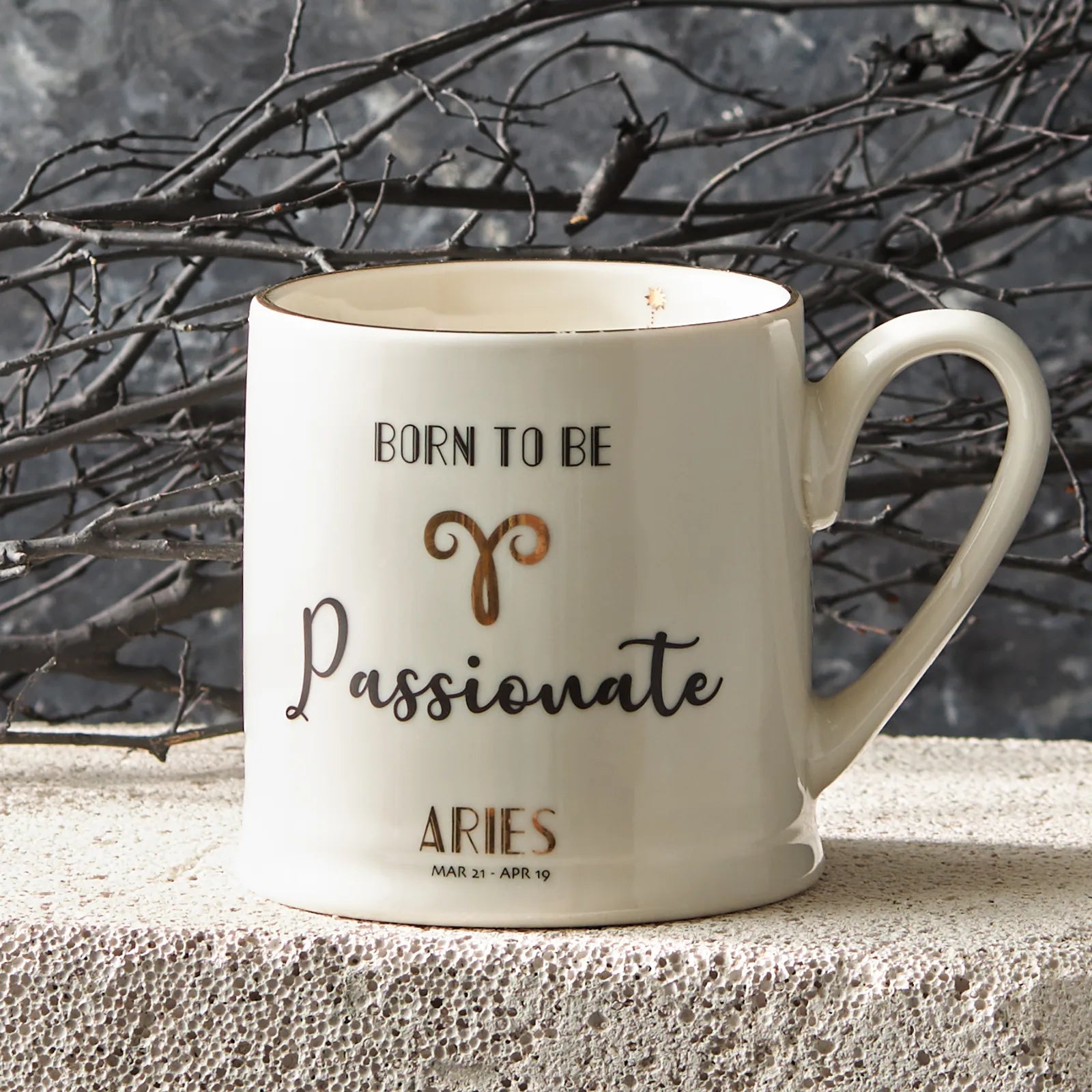 Karaca Aries Horoscope Cup 153.03.06.5928 - Mugs - ebarza Furniture UAE | Shop Modern Furniture in Abu Dhabi & Dubai - مفروشات ايبازرا في الامارات | تسوق اثاث عصري وديكورات مميزة في دبي وابوظبي