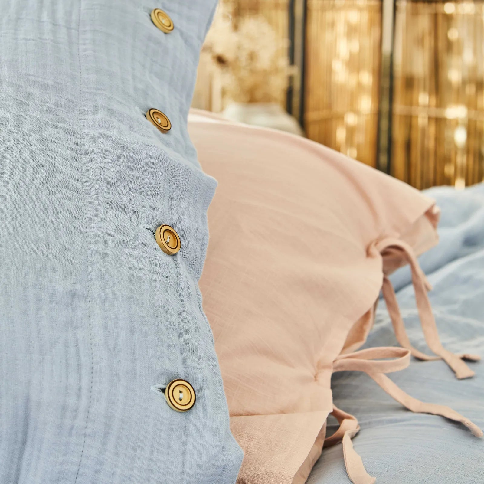 Karaca Home 4 Element Blue 100% Cotton Double Bedspread 200.18.01.0696 - Bedding - ebarza Furniture UAE | Shop Modern Furniture in Abu Dhabi & Dubai - مفروشات ايبازرا في الامارات | تسوق اثاث عصري وديكورات مميزة في دبي وابوظبي