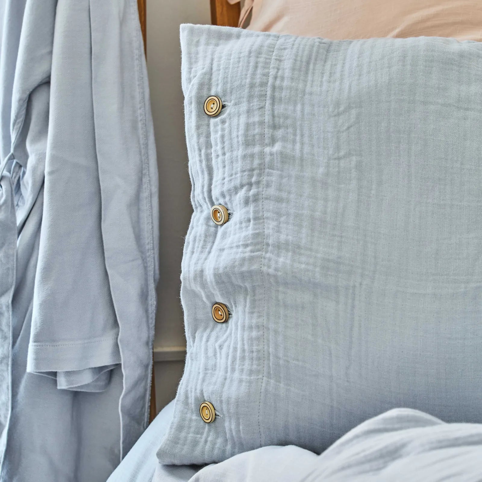 Karaca Home 4 Element Blue 100% Cotton Double Bedspread 200.18.01.0696 - Bedding - ebarza Furniture UAE | Shop Modern Furniture in Abu Dhabi & Dubai - مفروشات ايبازرا في الامارات | تسوق اثاث عصري وديكورات مميزة في دبي وابوظبي