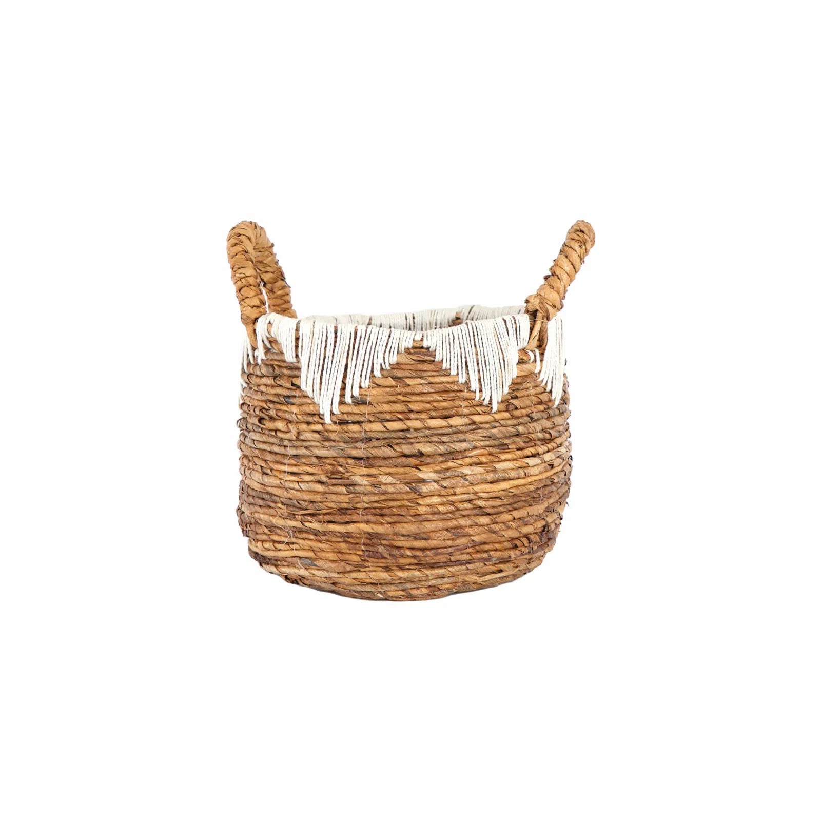 Karaca Home Bali Tria Basket 35 Cm 300.21.02.0124 -  Baskets | سلة تريا من كاراجا هوم 35 سم - ebarza Furniture UAE | Shop Modern Furniture in Abu Dhabi & Dubai - مفروشات ايبازرا في الامارات | تسوق اثاث عصري وديكورات مميزة في دبي وابوظبي