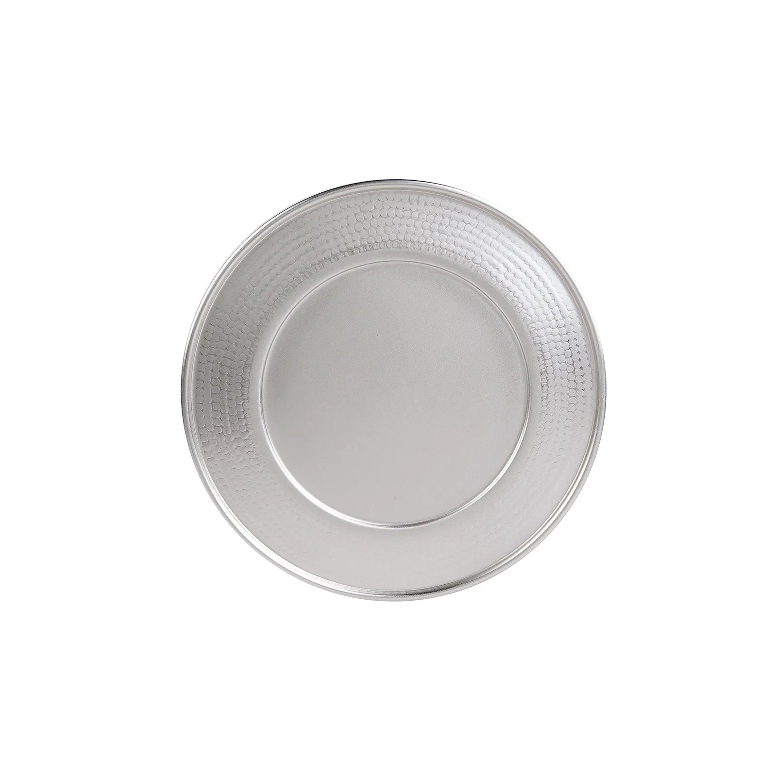 Karaca Home Moroc Supla Silver 33 Cm 300.21.02.019 - Plates - ebarza Furniture UAE | Shop Modern Furniture in Abu Dhabi & Dubai - مفروشات ايبازرا في الامارات | تسوق اثاث عصري وديكورات مميزة في دبي وابوظبي