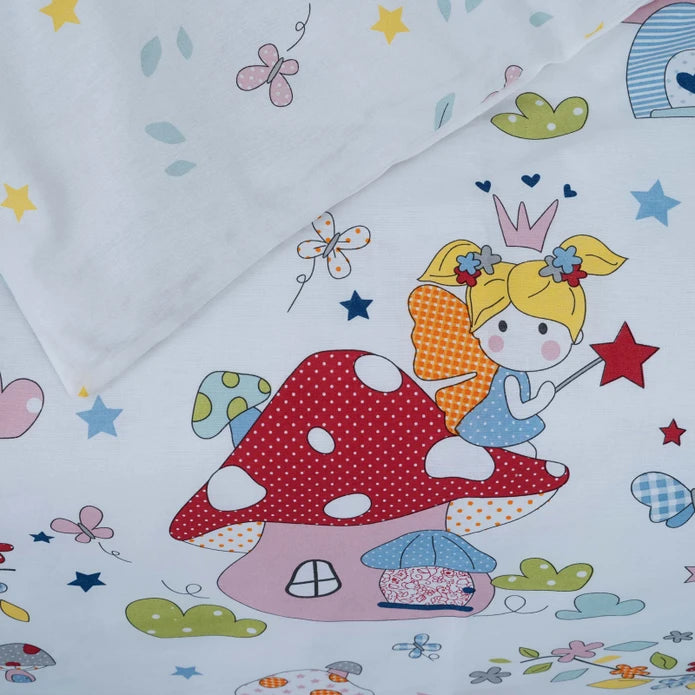 Karaca Home Mushrom 100% Cotton Baby Duvet Cover Set 200.20.01.0190 - Bedding - ebarza Furniture UAE | Shop Modern Furniture in Abu Dhabi & Dubai - مفروشات ايبازرا في الامارات | تسوق اثاث عصري وديكورات مميزة في دبي وابوظبي