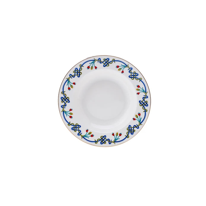 Karaca Knot Gold 56 Pieces Dinnerware Set For 12 Persons 153.03.08.1405 - Dinnerware Sets - ebarza Furniture UAE | Shop Modern Furniture in Abu Dhabi & Dubai - مفروشات ايبازرا في الامارات | تسوق اثاث عصري وديكورات مميزة في دبي وابوظبي