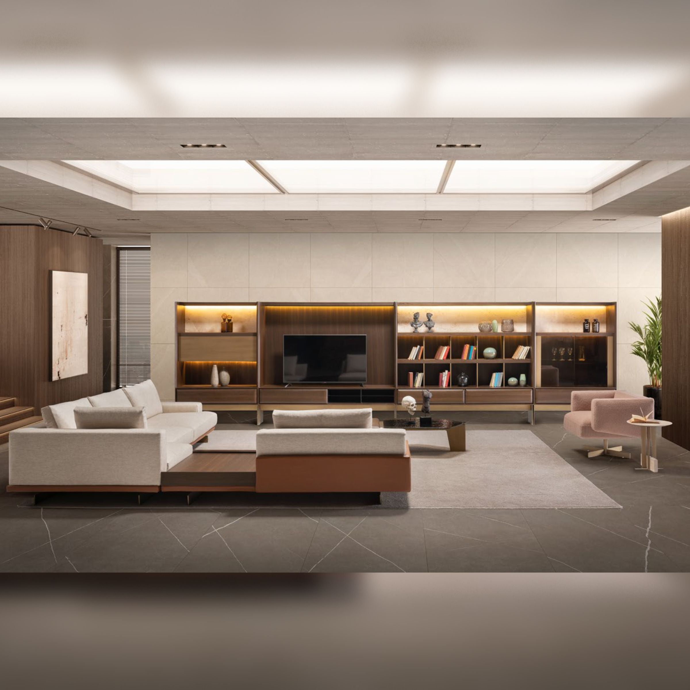 Era Wall Unit Tv Block Era-Walltv - TV Units - ebarza Furniture UAE | Shop Modern Furniture in Abu Dhabi & Dubai - مفروشات ايبازرا في الامارات | تسوق اثاث عصري وديكورات مميزة في دبي وابوظبي