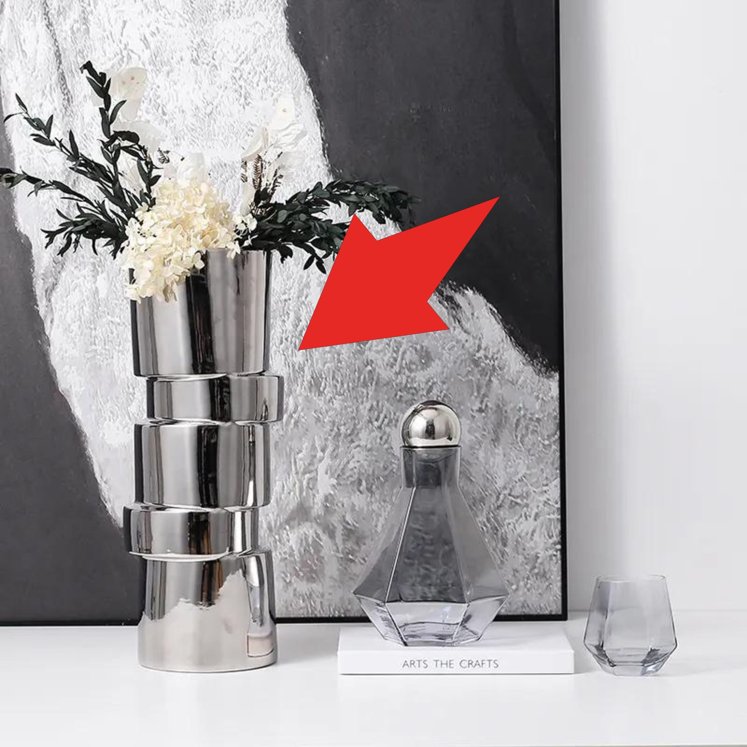 Bamboo Vase Fa-D21090 - Vases - ebarza Furniture UAE | Shop Modern Furniture in Abu Dhabi & Dubai - مفروشات ايبازرا في الامارات | تسوق اثاث عصري وديكورات مميزة في دبي وابوظبي