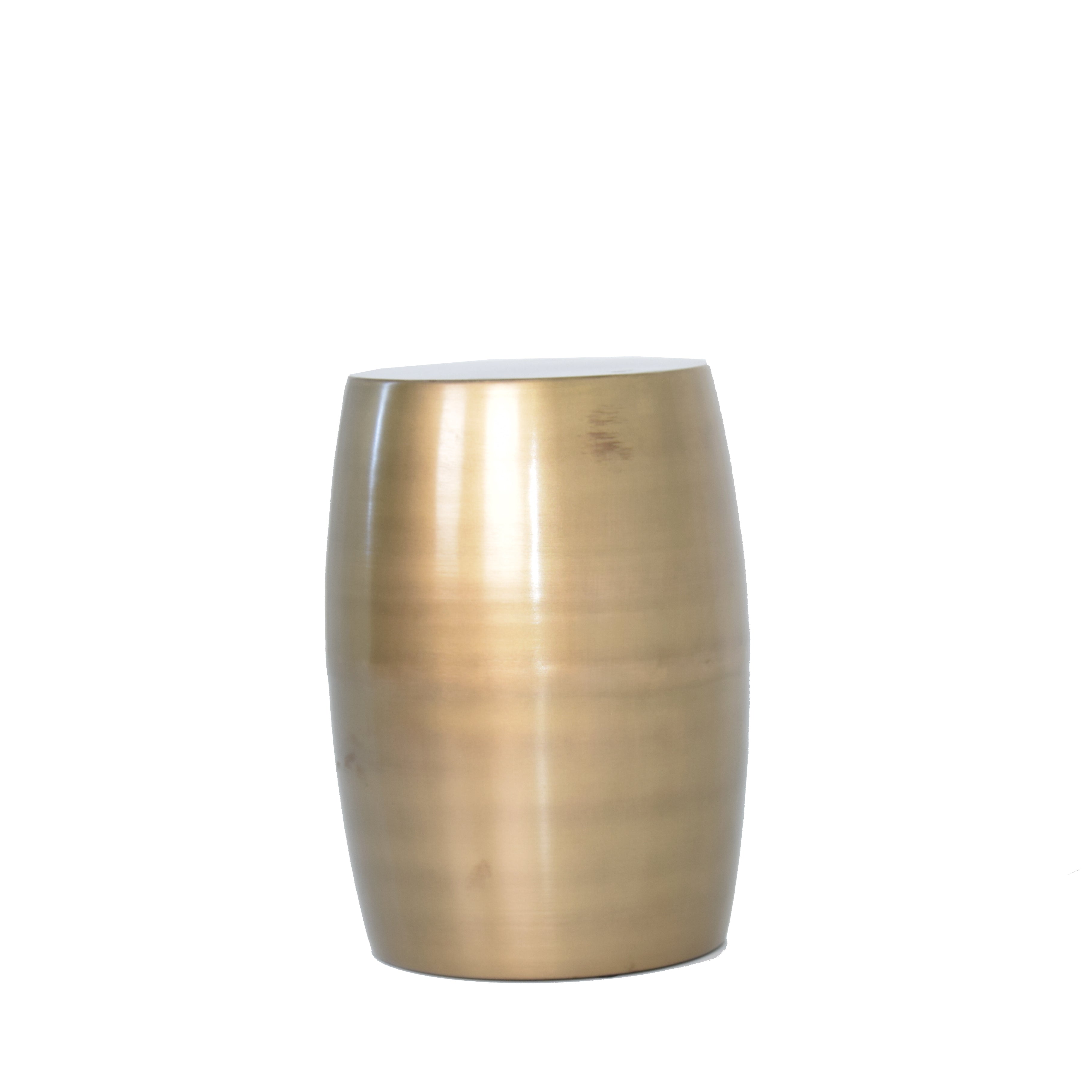Barrel Shaped Metal Stool 16615 - Poufs - ebarza Furniture UAE | Shop Modern Furniture in Abu Dhabi & Dubai - مفروشات ايبازرا في الامارات | تسوق اثاث عصري وديكورات مميزة في دبي وابوظبي