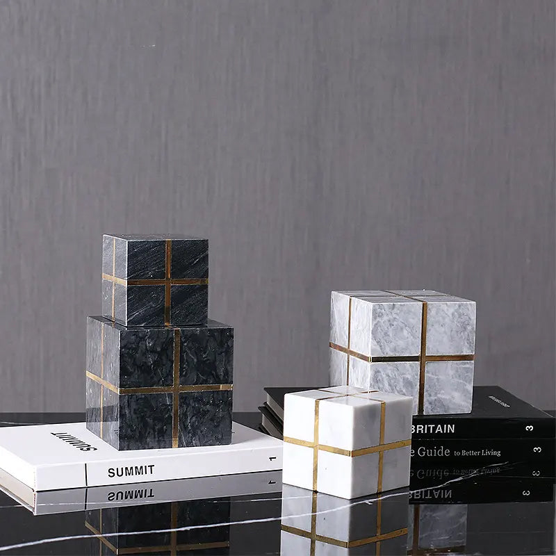 Black Natural Marble Decoration-B Fb-T1927B - Home Decor Figurines - ebarza Furniture UAE | Shop Modern Furniture in Abu Dhabi & Dubai - مفروشات ايبازرا في الامارات | تسوق اثاث عصري وديكورات مميزة في دبي وابوظبي