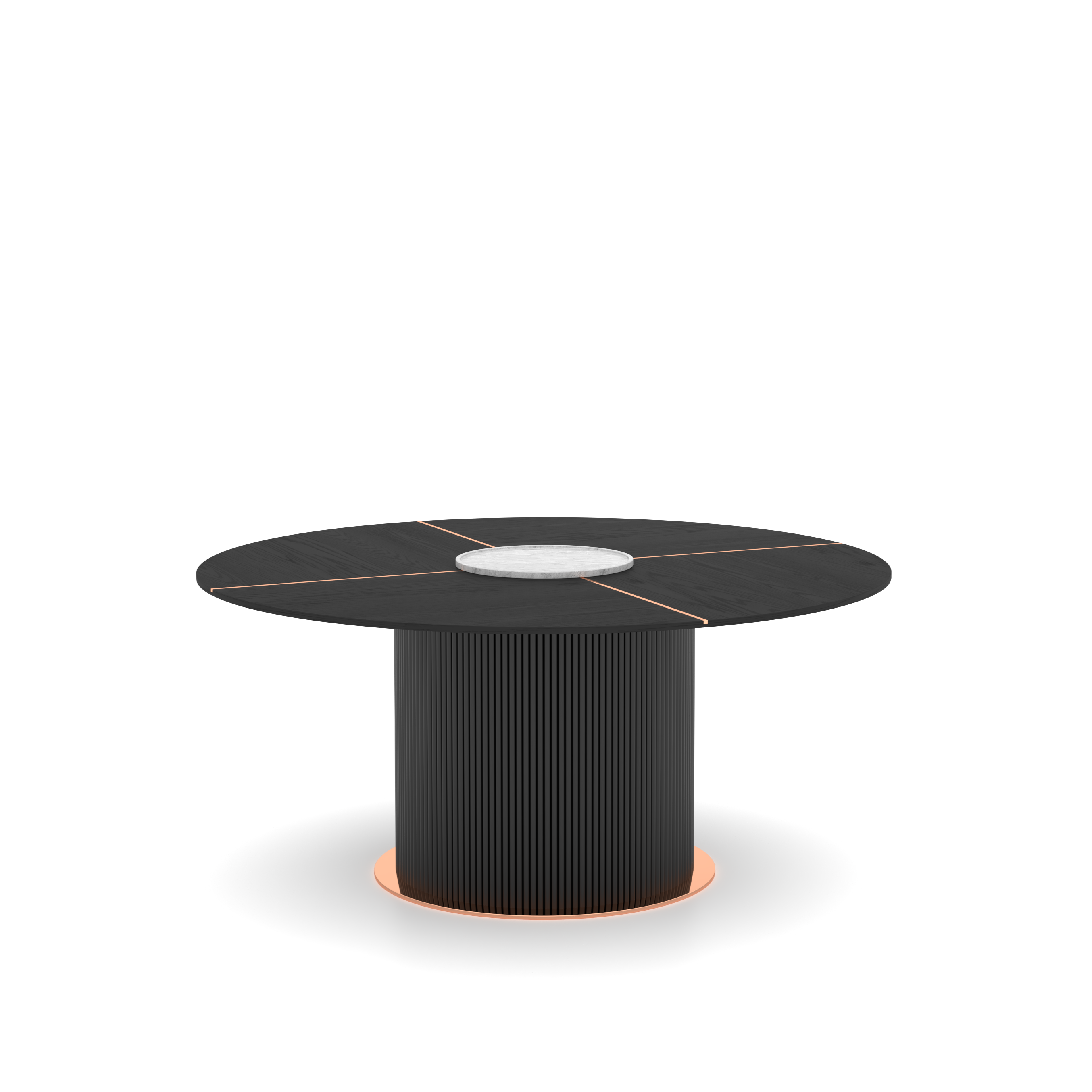 Dali Round Dining Table Dali-D160 - Dining Tables - ebarza Furniture UAE | Shop Modern Furniture in Abu Dhabi & Dubai - مفروشات ايبازرا في الامارات | تسوق اثاث عصري وديكورات مميزة في دبي وابوظبي