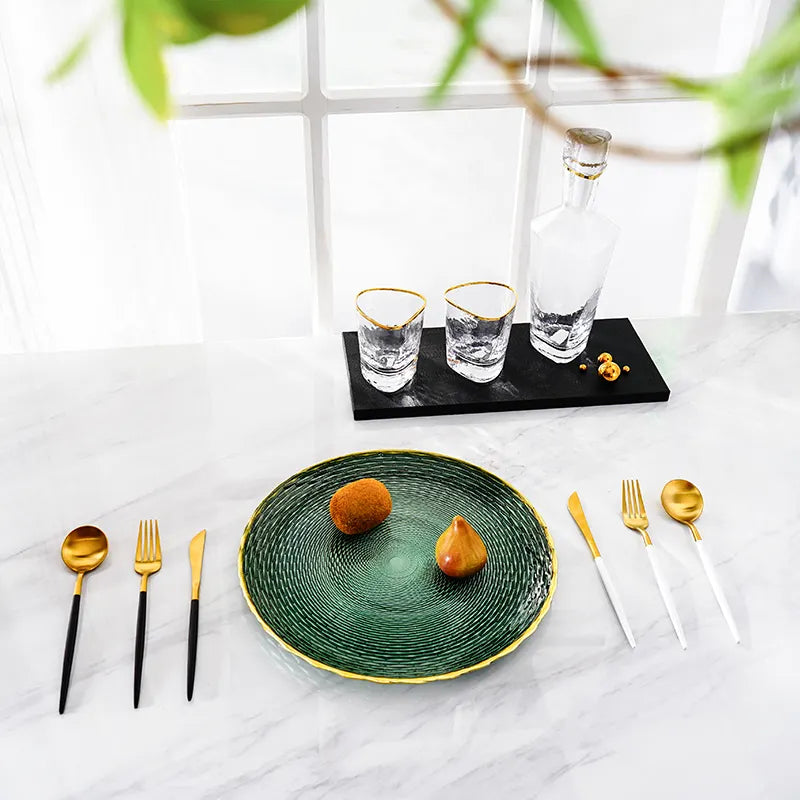 Dinner Plate Fc-Cj1805 - Plates - ebarza Furniture UAE | Shop Modern Furniture in Abu Dhabi & Dubai - مفروشات ايبازرا في الامارات | تسوق اثاث عصري وديكورات مميزة في دبي وابوظبي