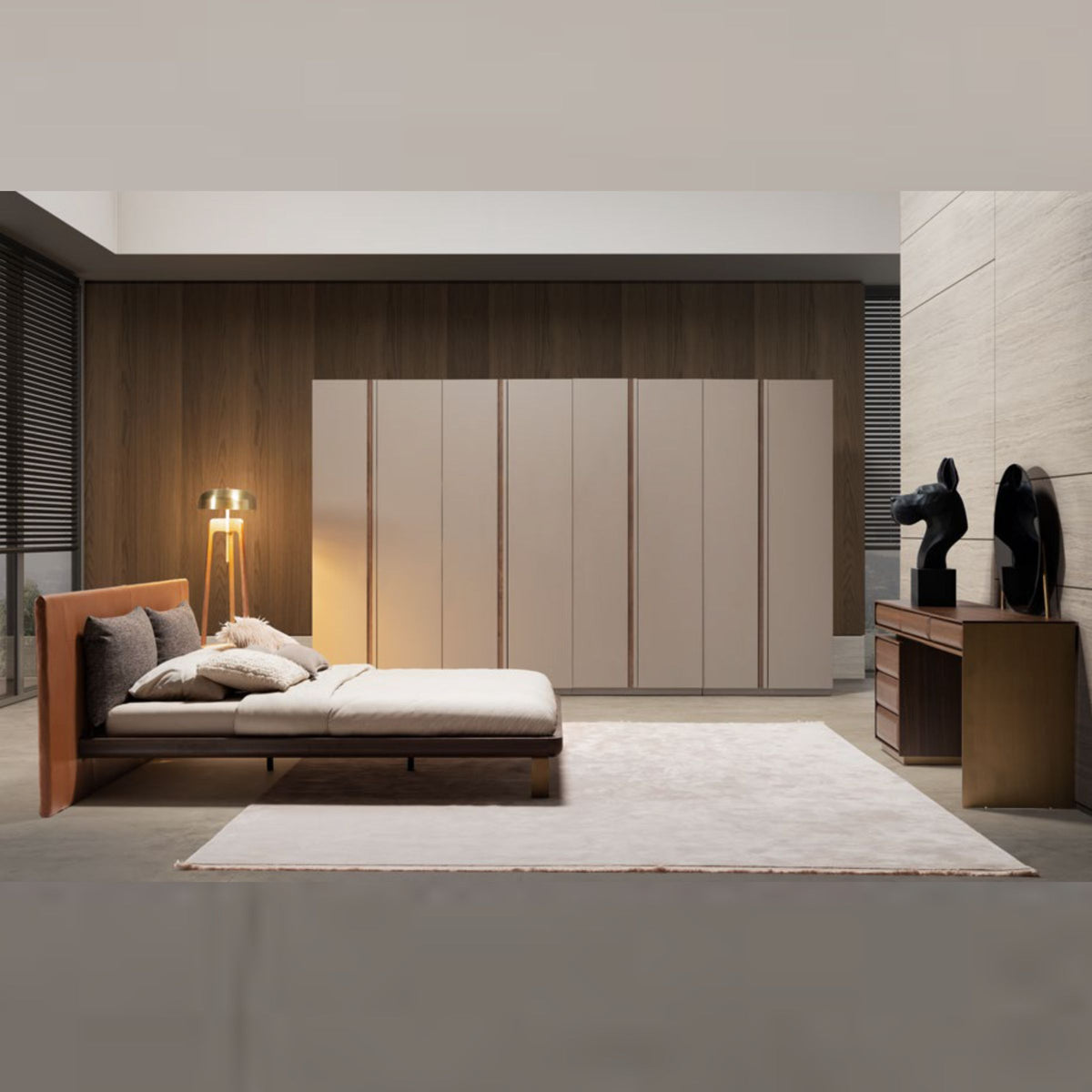Era King Size Bedstead by HOMAGE KOLTUK features a sturdy wooden frame and elegant design suitable for modern bedrooms.