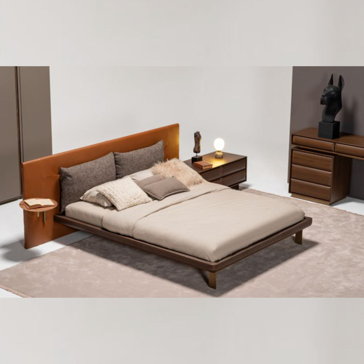 HOMAGE KOLTUK Era King Size Bedstead in modern design with a sturdy frame and sleek finish, perfect for a spacious bedroom.