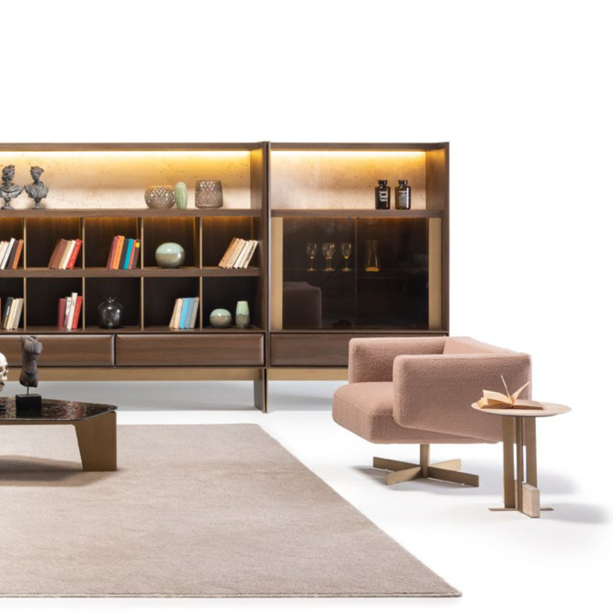 Modern Era Wall Unit TV block by HOMAGE KOLTUK featuring sleek design and ample storage space for living rooms.