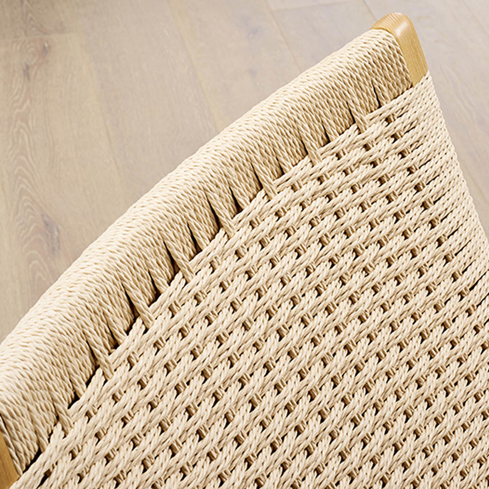 Solid Wood And Cord Lounge Chair Ws-086-N - Lounge Chairs - ebarza Furniture UAE | Shop Modern Furniture in Abu Dhabi & Dubai - مفروشات ايبازرا في الامارات | تسوق اثاث عصري وديكورات مميزة في دبي وابوظبي