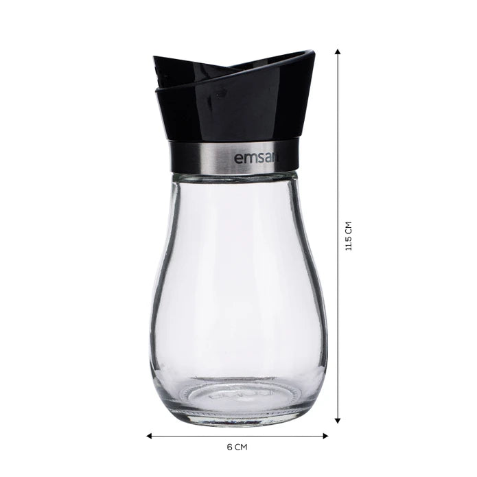 Emsan Punica Glass Pepper / Salt Shaker153.03.07.8303 / 153.03.07.8302 - Spice Sets - ebarza Furniture UAE | Shop Modern Furniture in Abu Dhabi & Dubai - مفروشات ايبازرا في الامارات | تسوق اثاث عصري وديكورات مميزة في دبي وابوظبي