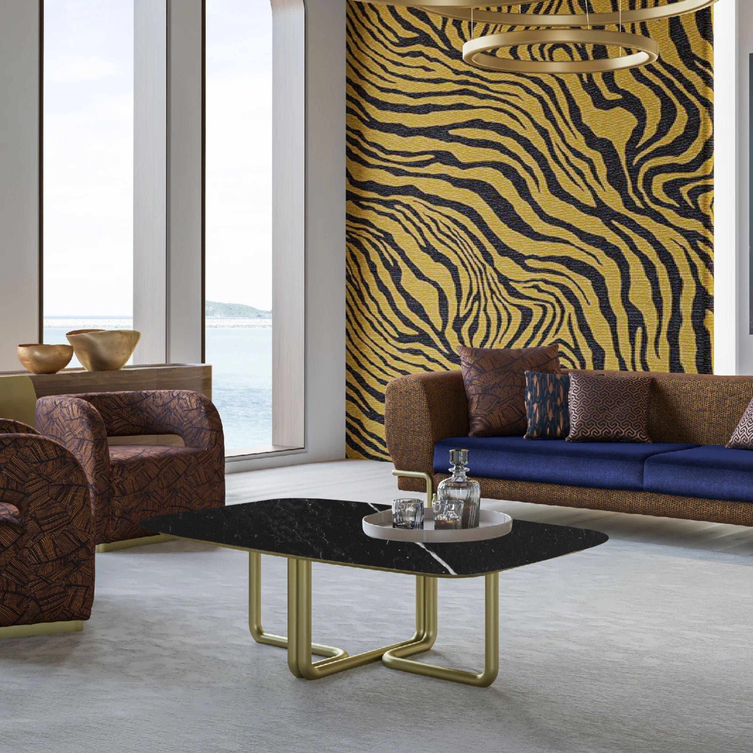 Giallo Center Table Giloct-049-Black - Coffee Tables - ebarza Furniture UAE | Shop Modern Furniture in Abu Dhabi & Dubai - مفروشات ايبازرا في الامارات | تسوق اثاث عصري وديكورات مميزة في دبي وابوظبي