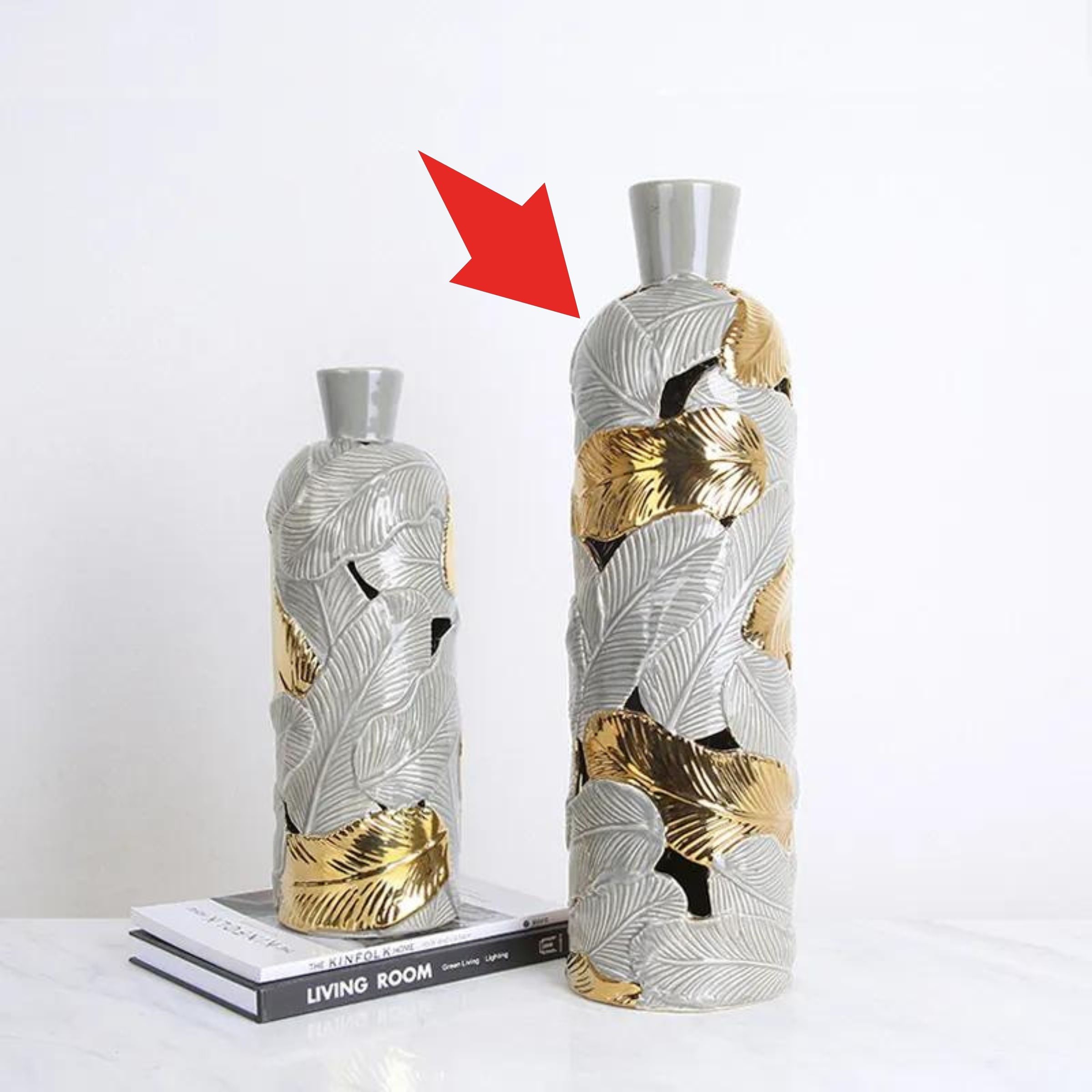 Handmade Decorative Vase Fa-D2007A - Vases - ebarza Furniture UAE | Shop Modern Furniture in Abu Dhabi & Dubai - مفروشات ايبازرا في الامارات | تسوق اثاث عصري وديكورات مميزة في دبي وابوظبي