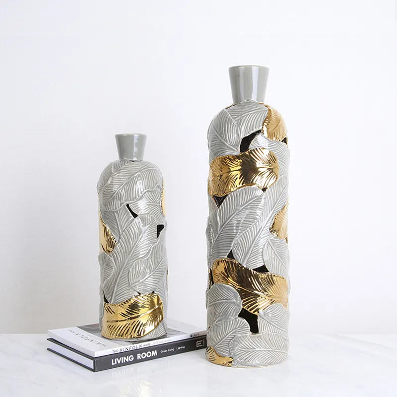 Handmade Decorative Vase Fa-D2007A - Vases - ebarza Furniture UAE | Shop Modern Furniture in Abu Dhabi & Dubai - مفروشات ايبازرا في الامارات | تسوق اثاث عصري وديكورات مميزة في دبي وابوظبي