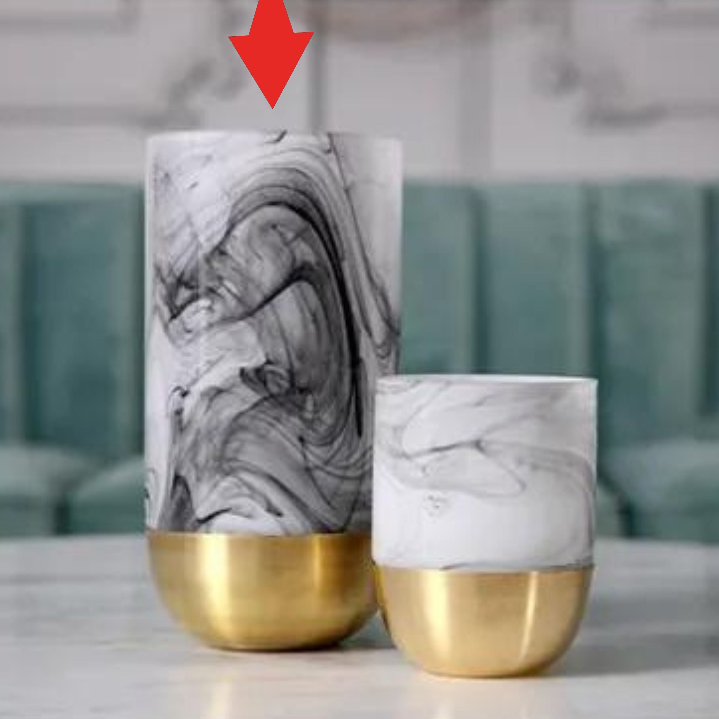 Handmade Decorative Vase Fl-Zs297A - Vases - ebarza Furniture UAE | Shop Modern Furniture in Abu Dhabi & Dubai - مفروشات ايبازرا في الامارات | تسوق اثاث عصري وديكورات مميزة في دبي وابوظبي